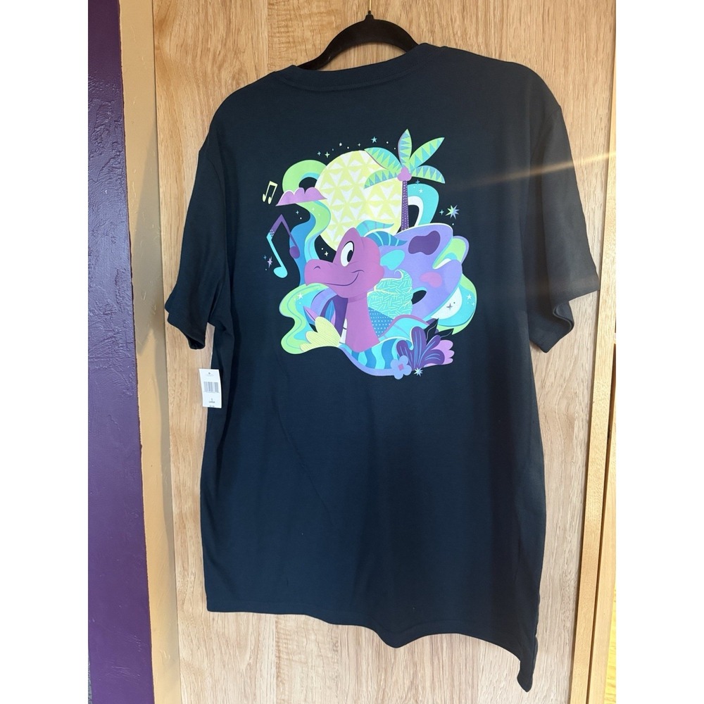 Disney Parks 2026 Epcot Festival Of The Arts Figment Adult T Shirt Large NWT